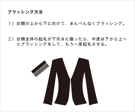 ブラッシング方法