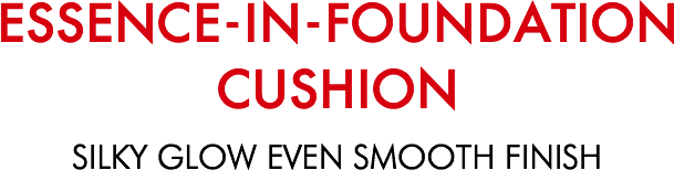 ESSENCE-IN-FOUNDATION CUSHION Silky glow Even smooth finish