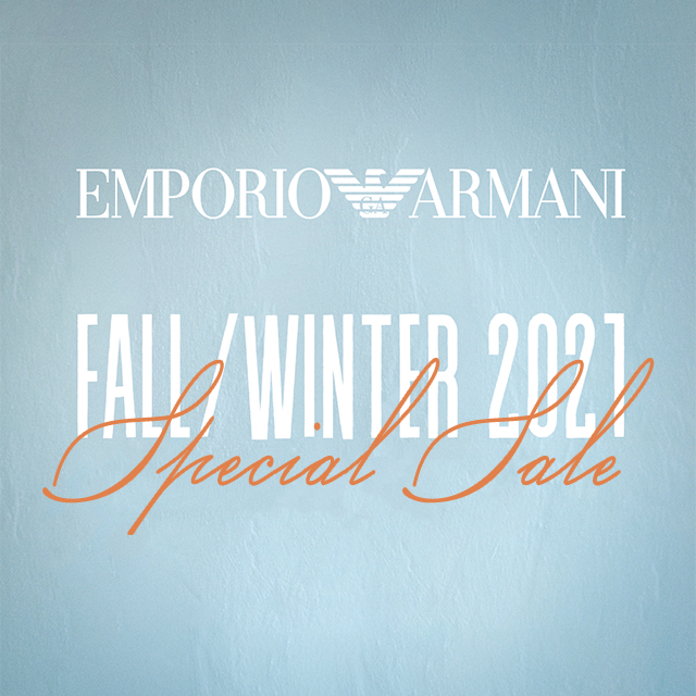 EMPORIO ARMANI SPECIAL SALE FALL / WINTER 2021