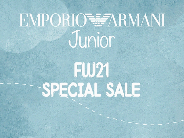 EMPORIO ARMANI JUNIOR FW21 SPECIAL SALE