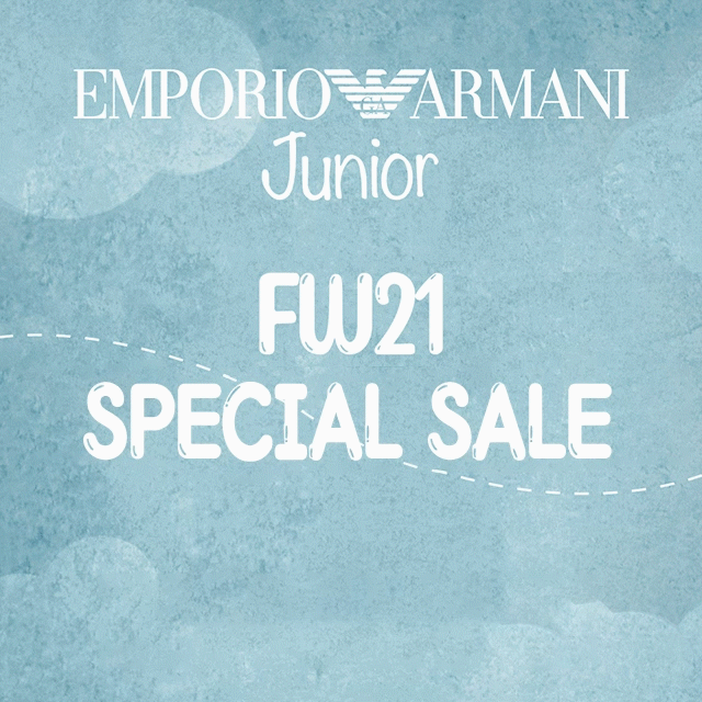 EMPORIO ARMANI JUNIOR FW21 SPECIAL SALE