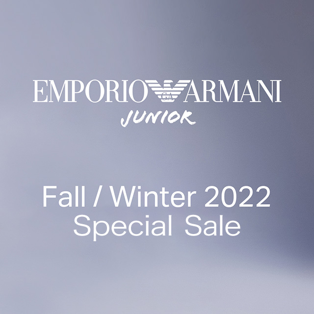 EMPORIO ARMANI JUNIOR FW22 SPECIAL SALE