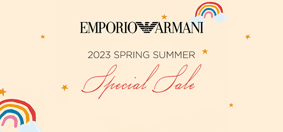 EMPORIO ARMANI JUNIOR 2023年春夏 SPECIAL SALE